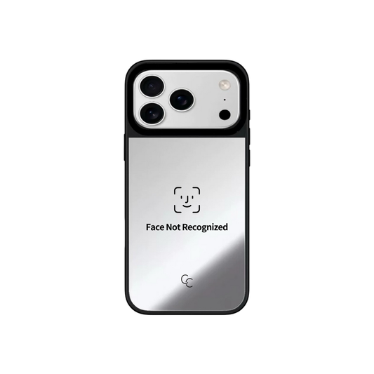 Face Not Recognized|升級黑框防撞鏡面手機保護殼
