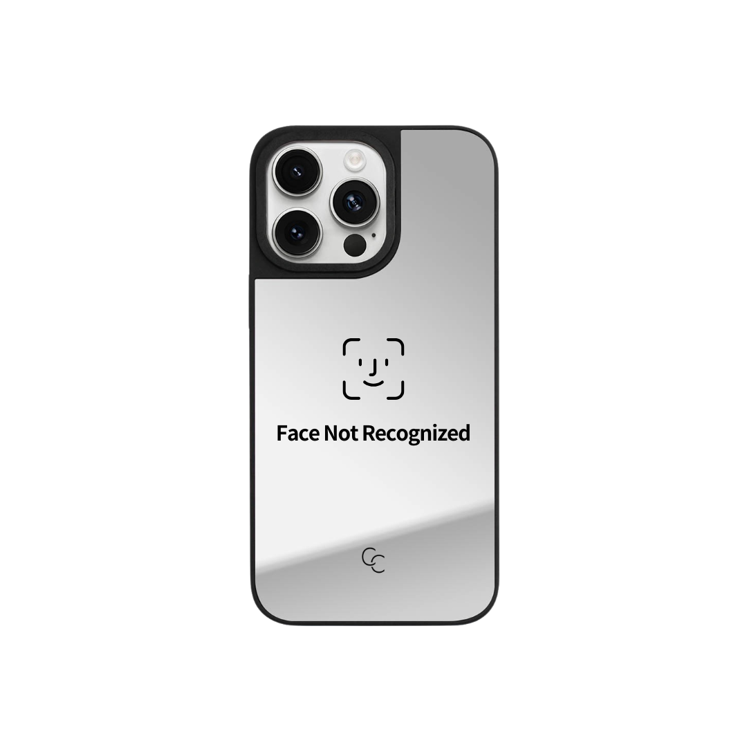 Face Not Recognized|升級黑框防撞鏡面手機保護殼