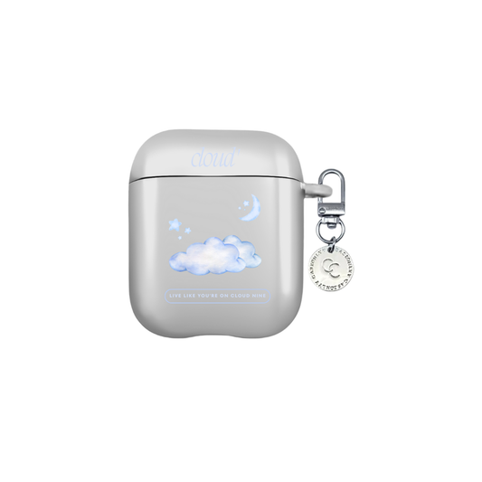 Cloud|銀色電鍍霧面AirPods 保護殼