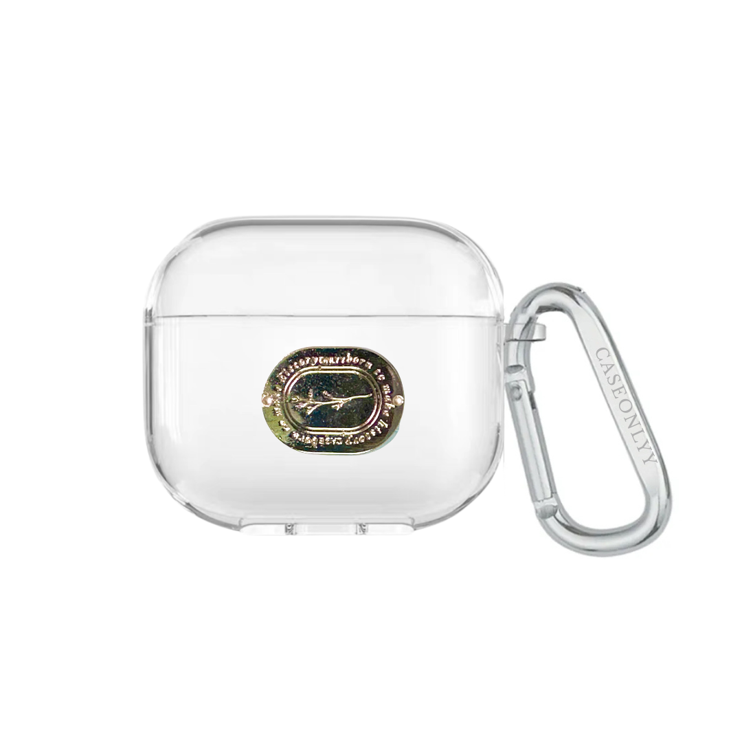 小金牌超輕透水晶不發黃AirPods 硬殼