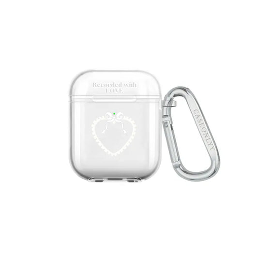 Recorded with LOVE|超輕透水晶不發黃AirPods 硬殼