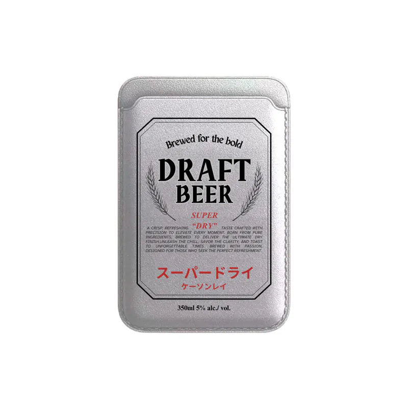 Draft Beer|MagSafe 超強磁吸皮革卡套