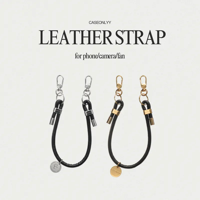 【6mm】皮革單繩可調節便攜手腕掛繩