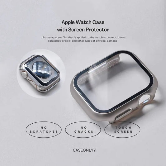 防撞框鋼化保護膜一體式Apple Watch 錶殼