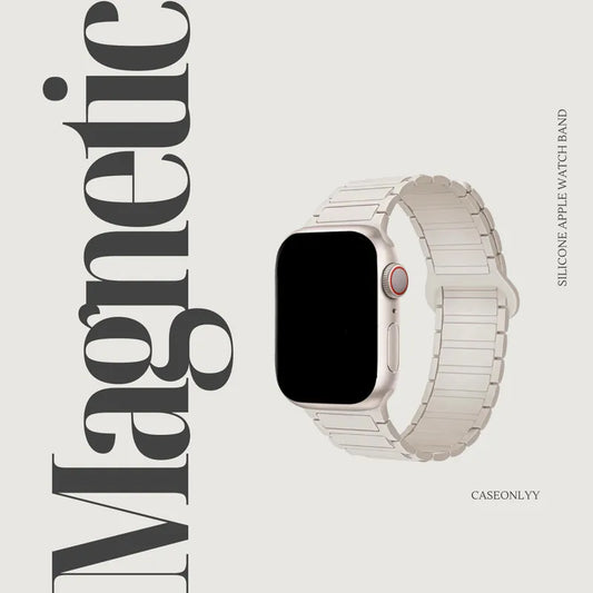反扣磁吸Silicone Apple Watch 錶帶