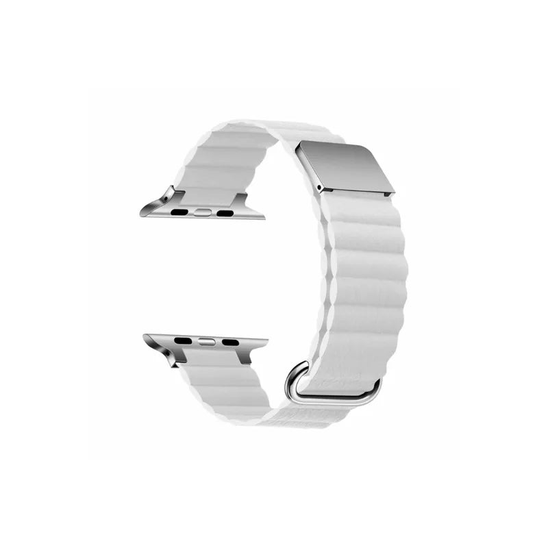 磁吸荔枝皮革Apple Watch 錶帶