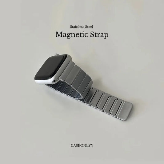 磁吸不鏽鋼方型Apple Watch 錶帶