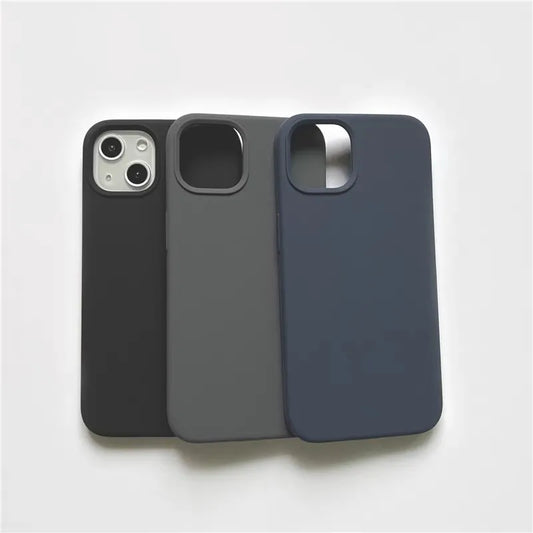 高冷色調|純色Silicone 矽膠軟殼