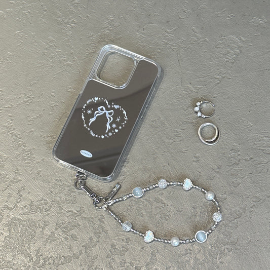 Heart Symbol|可拆卸鏡面背板透明手機保護殼