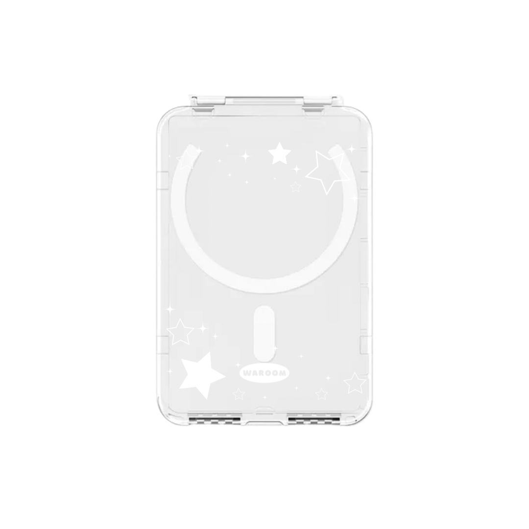 Twinkle Frame|超輕透不發黃MagSafe 卡夾支架二合一