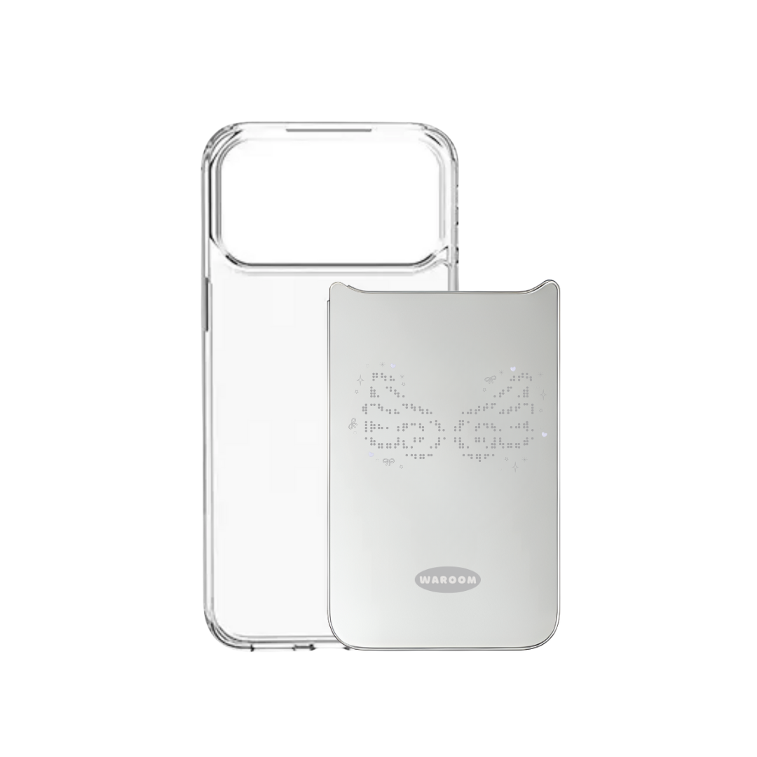 Winglight Stardust｜可拆卸鏡面背板透明手機保護殼