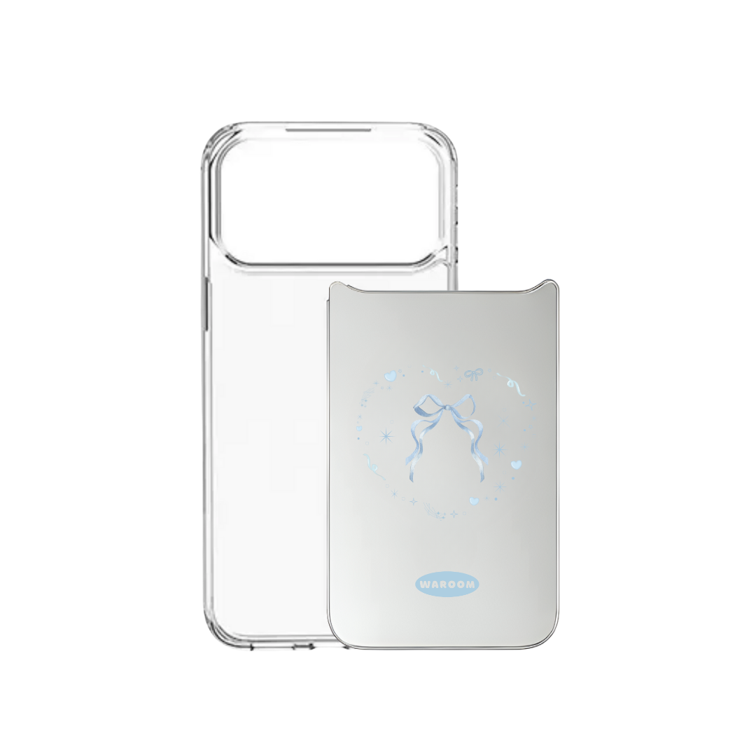 Heart Symbol｜可拆卸鏡面背板透明手機保護殼