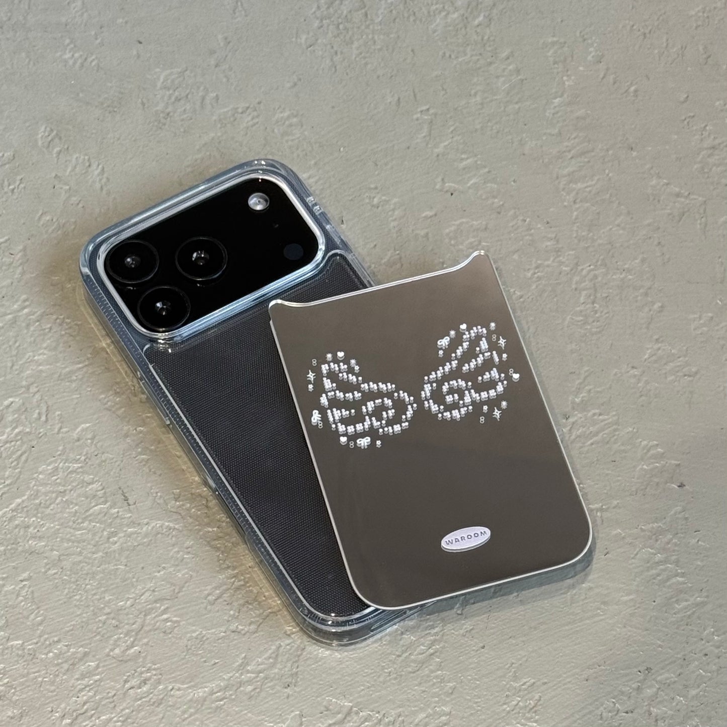 Winglight Stardust｜可拆卸鏡面背板透明手機保護殼