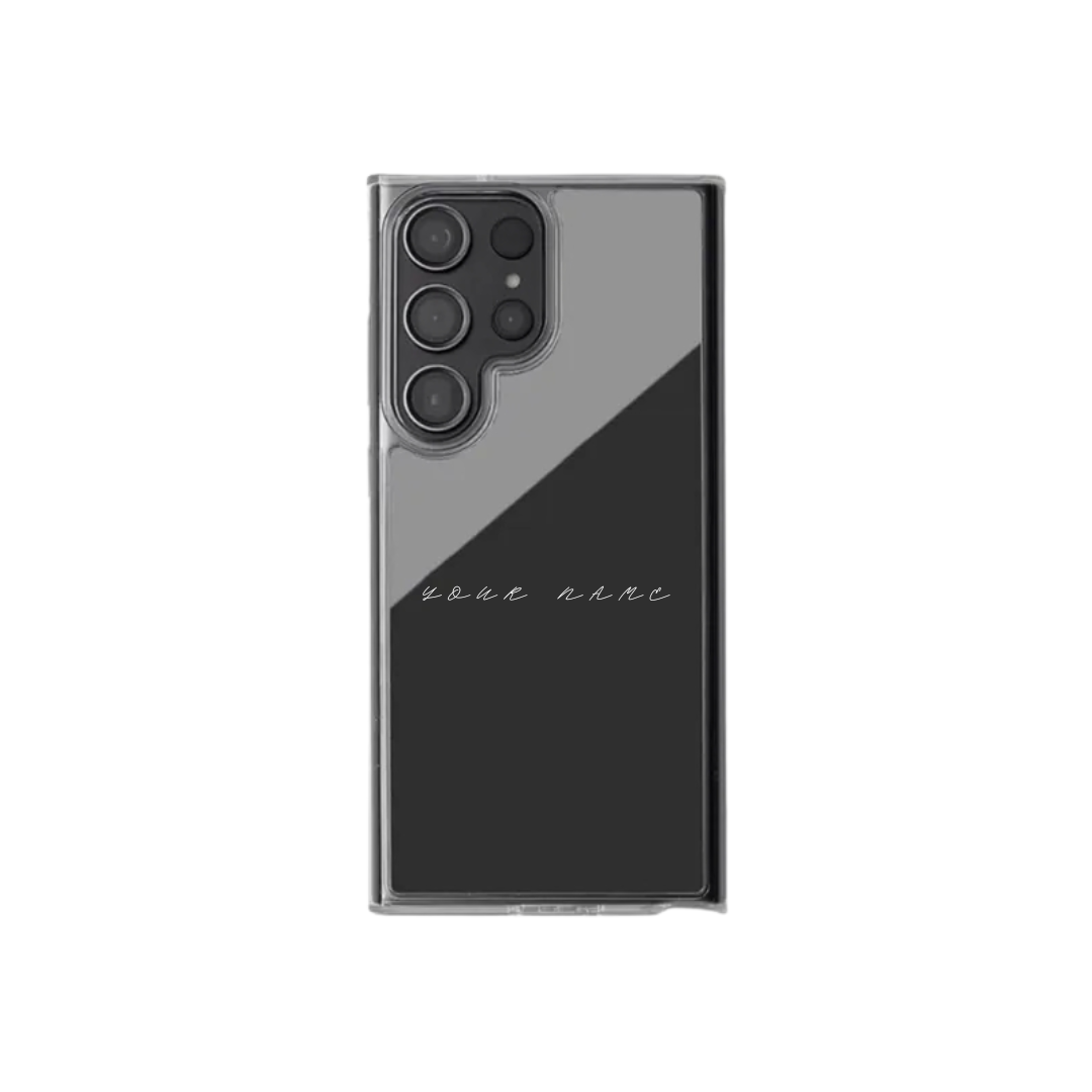 【自選訂製】Samsung 全透明不發黃背板防摔手機保護殼