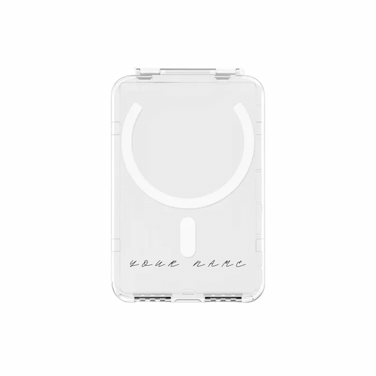 【自選訂製】超輕透不發黃MagSafe 卡夾支架二合一