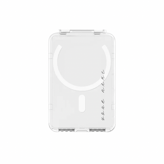 【自選訂製】超輕透不發黃MagSafe 卡夾支架二合一