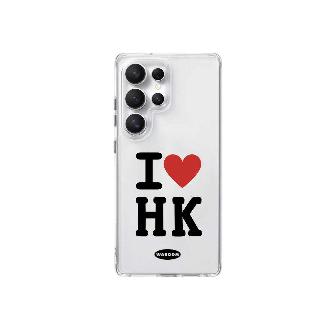 I ‪‪❤︎‬‬ HK｜全透明不發黃背板防摔手機保護殼