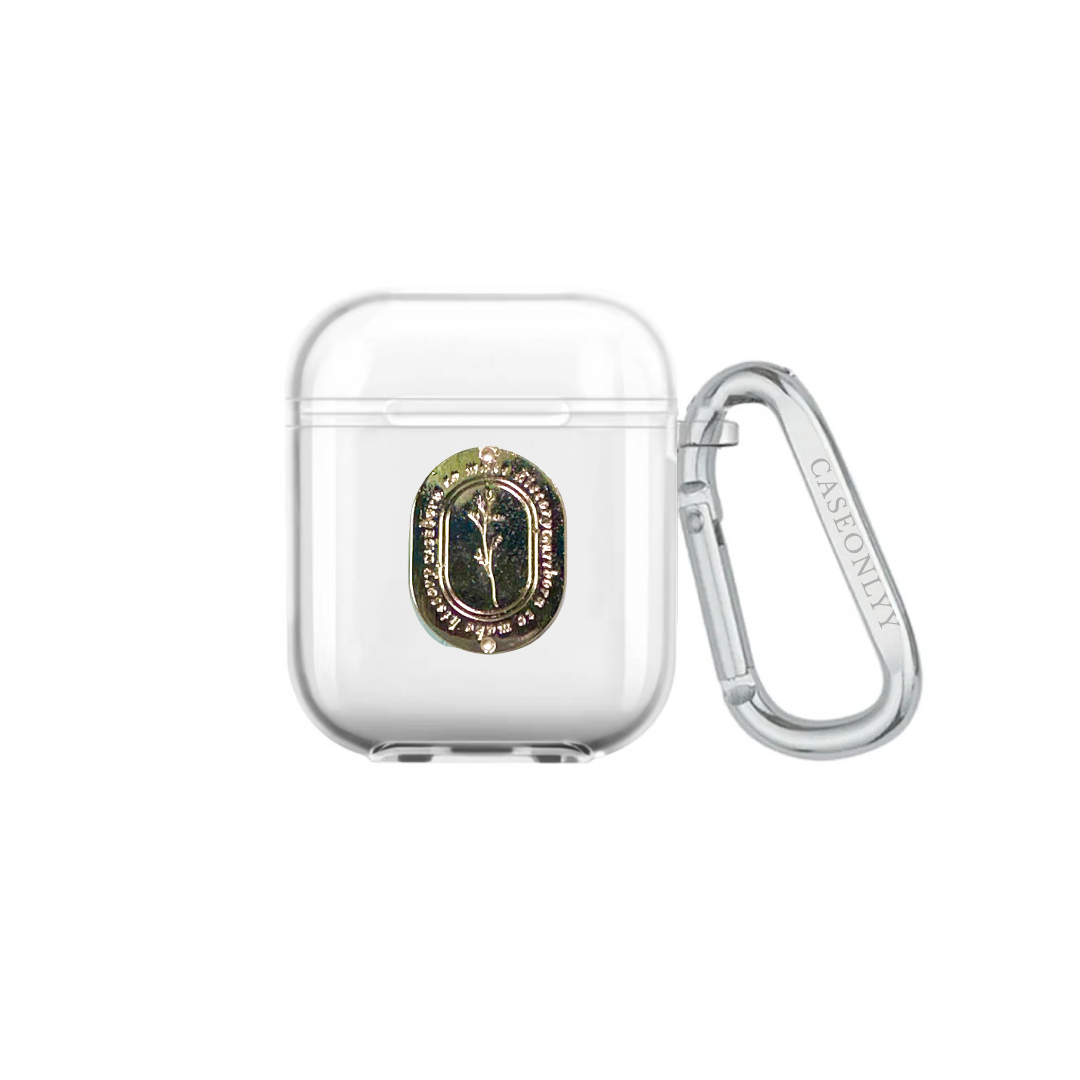 小金牌超輕透水晶不發黃AirPods 硬殼