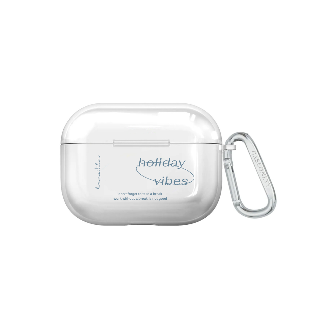 Holiday Vibes｜超輕透水晶不發黃AirPods 硬殼