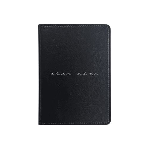 【自選訂製】純色超細纖維皮革護照套