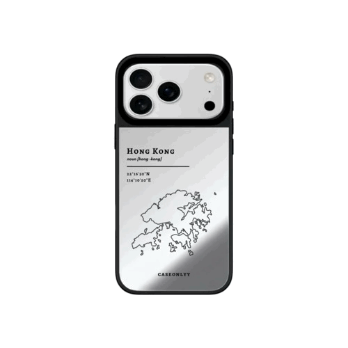 【Hong Kong 手繪地圖系列】升級防撞鏡面手機保護殼