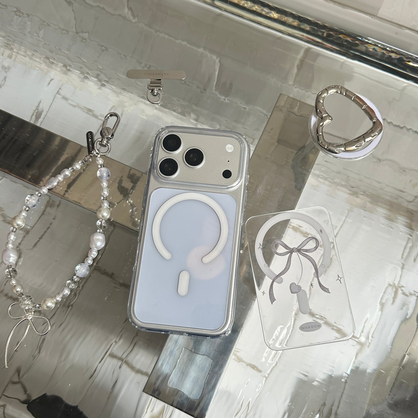 Sketch Ribbon Bow｜MagSafe 磁吸換板手機殼