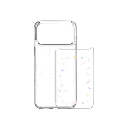 Spring Frame｜可拆卸背板透明手機保護殼