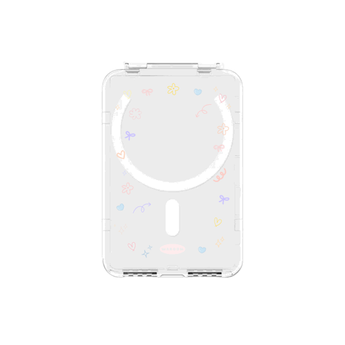 Spring Frame｜超輕透不發黃MagSafe 卡夾支架二合一