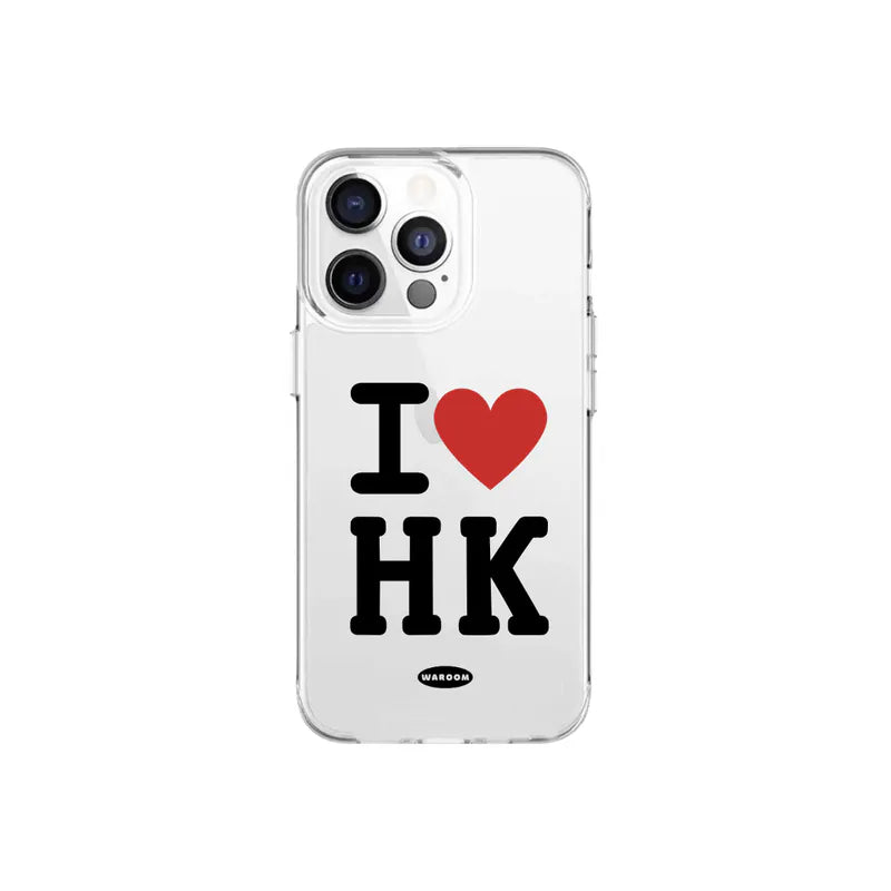 I ‪‪❤︎‬‬ HK｜全透明不發黃背板防摔手機保護殼