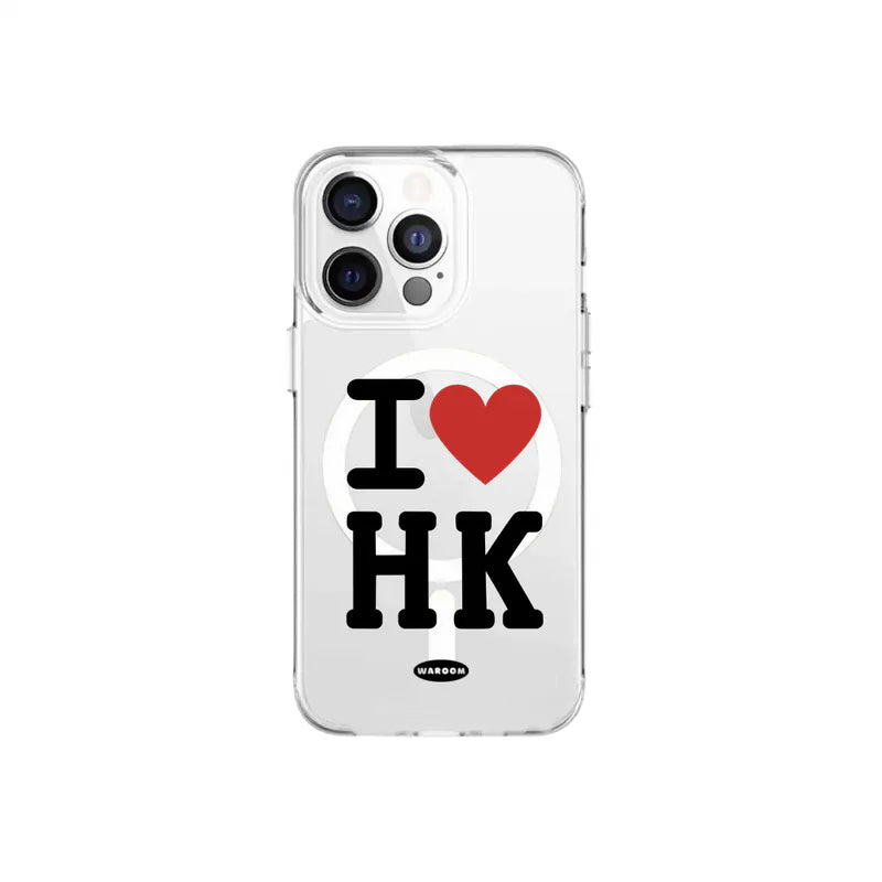I ‪‪❤︎‬‬ HK｜全透明不發黃背板防摔手機保護殼