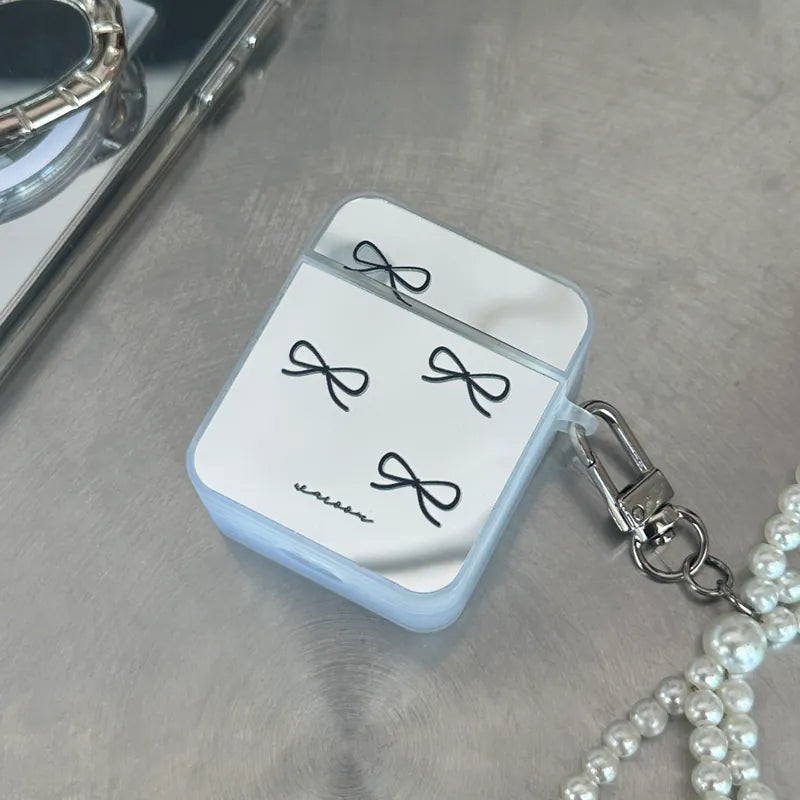 Tiny Bow｜鏡面小方盒AirPods 保護殼