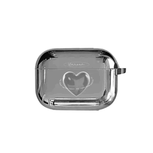 Reasons of Heart｜銀色鏡面電鍍AirPods 保護殼