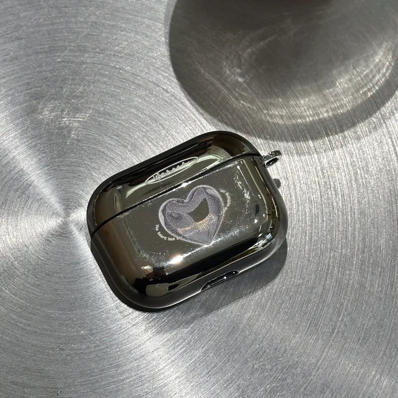 Reasons of Heart｜銀色鏡面電鍍AirPods 保護殼