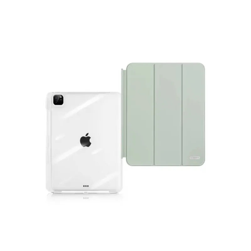 【導軌式可拆蓋】三摺式不發黃背板iPad 保護套