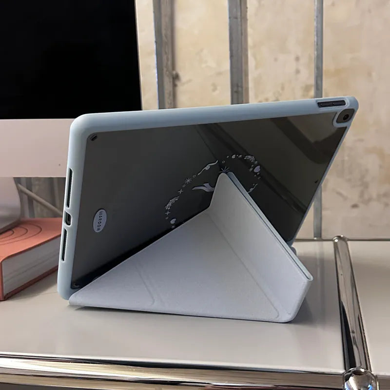 Heart Symbol｜多摺式防撞框不發黃背板iPad 保護套