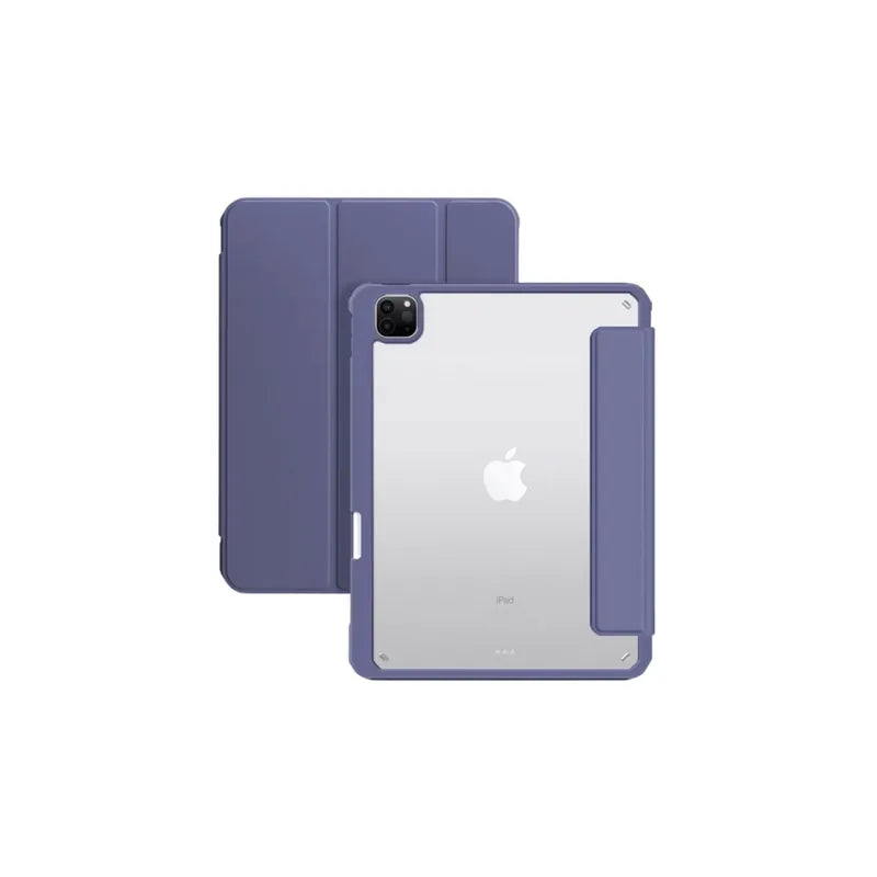 【可拆式磁吸兩用】三摺式不發黃背板iPad 保護套