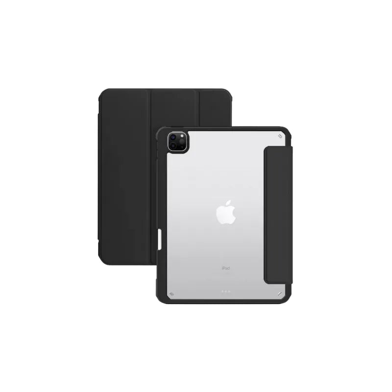 【可拆式磁吸兩用】三摺式不發黃背板iPad 保護套
