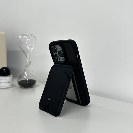 【自選訂製】MagSafe 純色轉軸支架卡套二合一