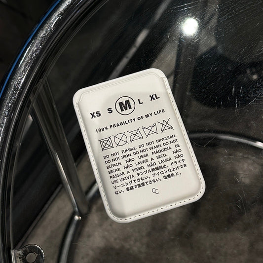 100% Fragility of my life｜MagSafe 超強磁吸皮革卡套