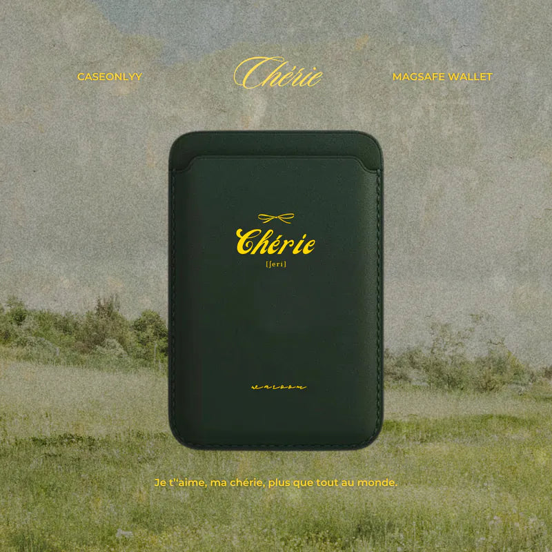 Chérie｜MagSafe 超強磁吸皮革卡套