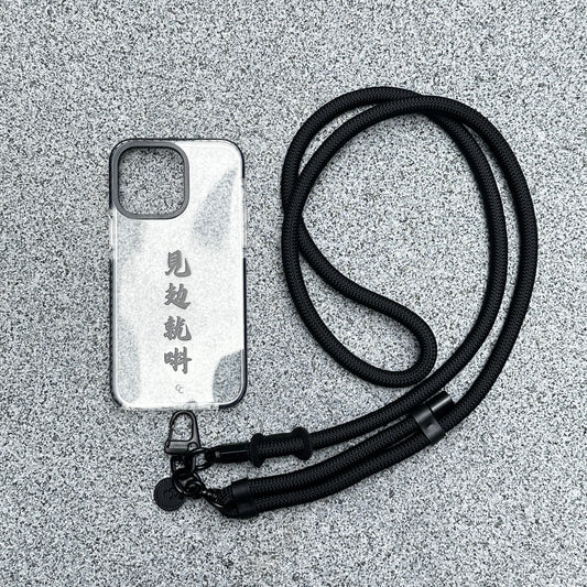 【10mm】山系便攜手機掛繩（附送透明夾片）