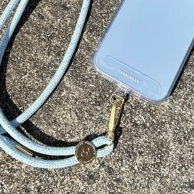 【6mm】多巴胺色系 23K真金電鍍編織便攜手機掛繩（附送透明夾片）