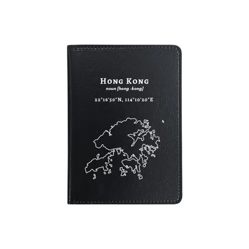 【Hong Kong 手繪地圖系列】超細纖維皮革護照套