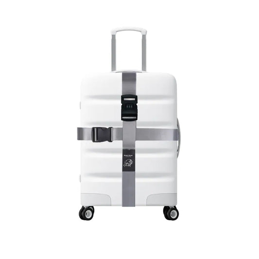 【Hong Kong 手繪地圖系列】雙重加固 密碼鎖十字型行李帶