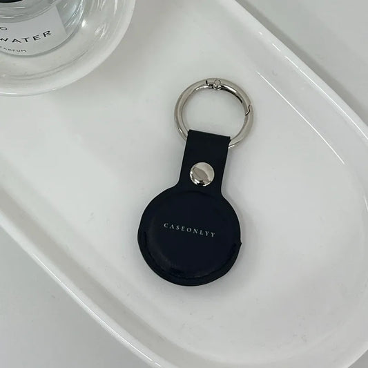 單面鏤空皮革AirTag 保護套