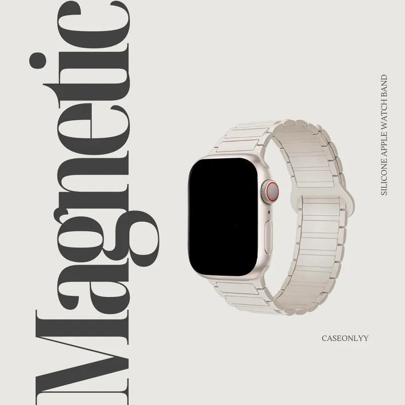 反扣磁吸Silicone Apple Watch 錶帶
