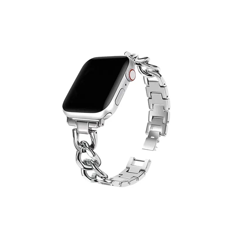 古巴鏈不鏽鋼Apple Watch 錶帶
