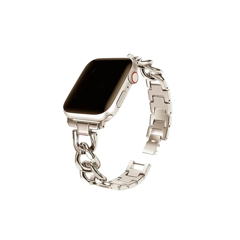 古巴鏈不鏽鋼Apple Watch 錶帶