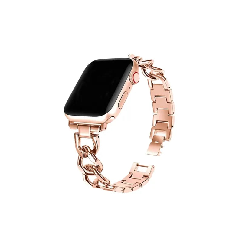 古巴鏈不鏽鋼Apple Watch 錶帶