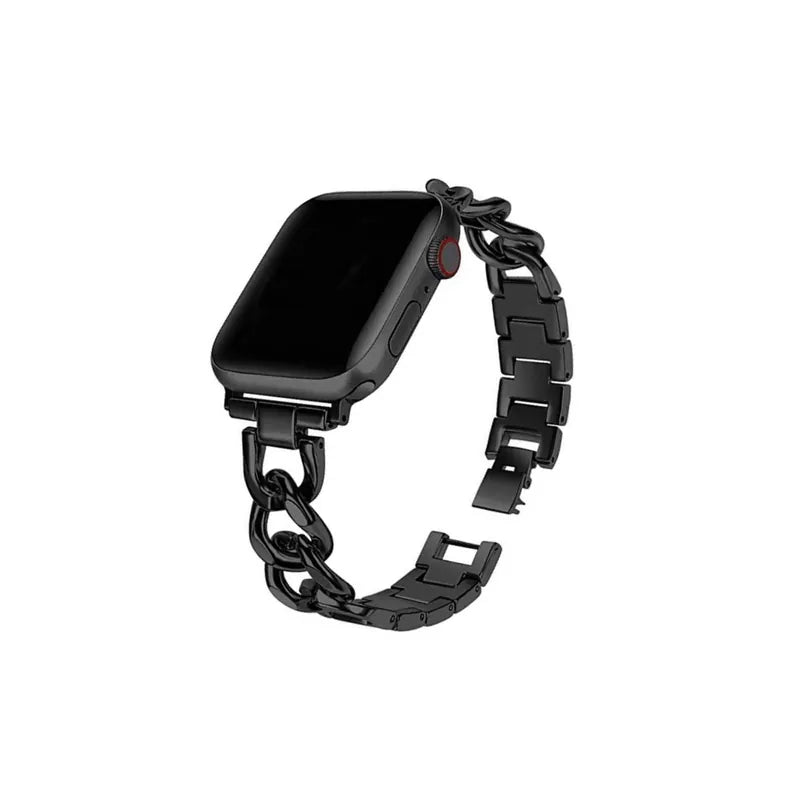 古巴鏈不鏽鋼Apple Watch 錶帶